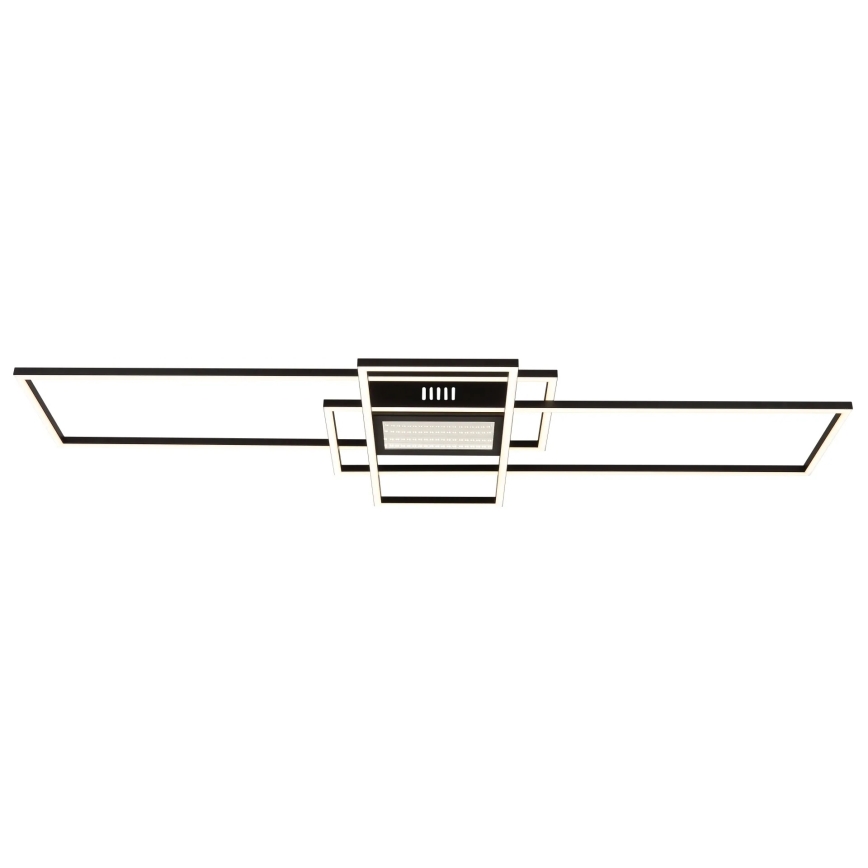 Globo - Dimbare LED-plafondlamp LED/60W/230V 2700-6500K 42x110,8 cm zwart + afstandsbediening