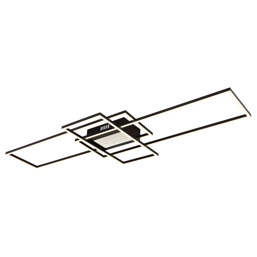 Globo - Dimbare LED-plafondlamp LED/60W/230V 2700-6500K 42x110,8 cm zwart + afstandsbediening