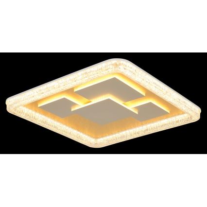Globo - LED plafondlamp LED/40W/230V 3000K 48,8x48,8 cm goudkleurig