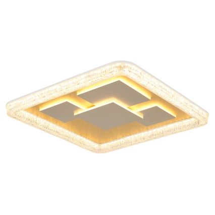 Globo - LED plafondlamp LED/40W/230V 3000K 48,8x48,8 cm goudkleurig