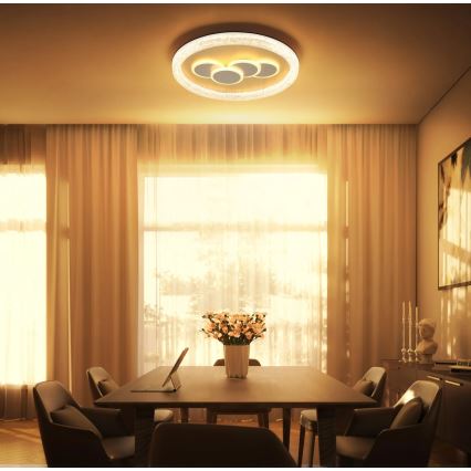 Globo - LED-plafondlamp LED/40W/230V 3000K Ø 49,5 cm goudkleurig