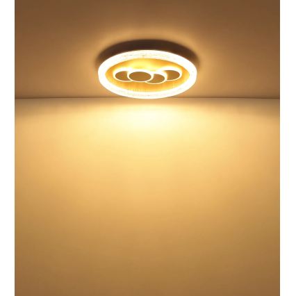 Globo - LED-plafondlamp LED/40W/230V 3000K Ø 49,5 cm goudkleurig