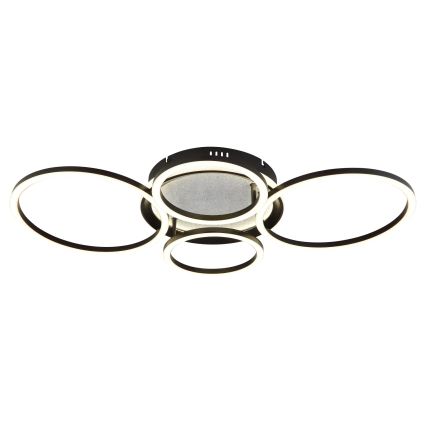 Globo - LED plafondlamp LED/40W/230V 4000K 72x52 cm zwart
