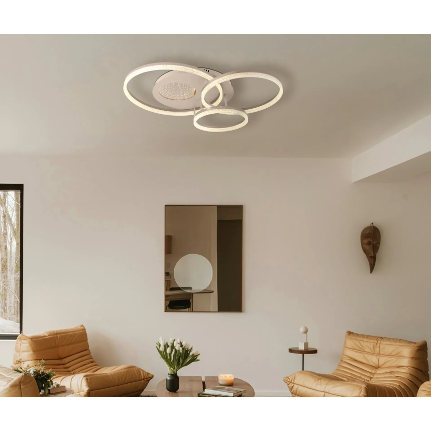 Globo - LED plafondlamp LED/40W/230V 3000K 78x60 cm beige