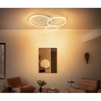 Globo - LED plafondlamp LED/40W/230V 3000K 78x60 cm beige