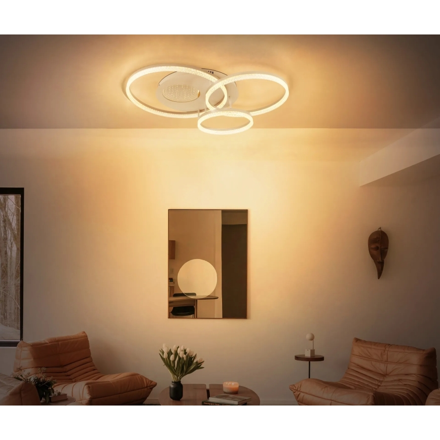 Globo - LED plafondlamp LED/40W/230V 3000K 78x60 cm beige