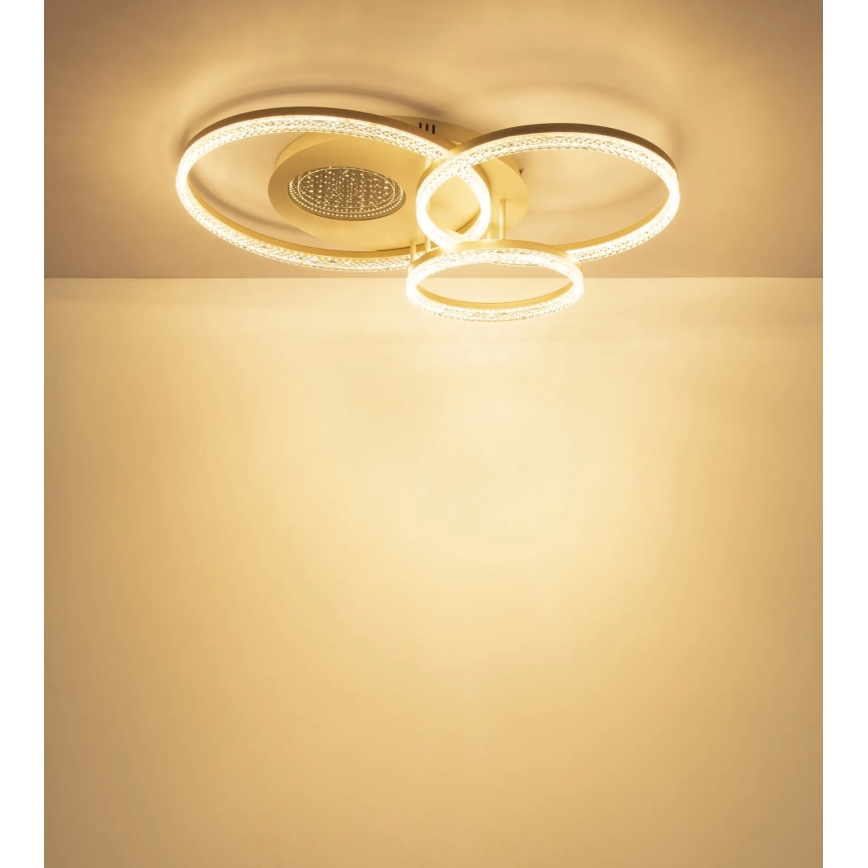 Globo - LED plafondlamp LED/40W/230V 3000K 78x60 cm beige