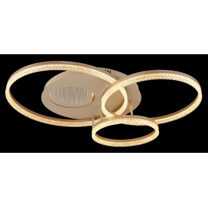 Globo - LED plafondlamp LED/40W/230V 3000K 78x60 cm beige