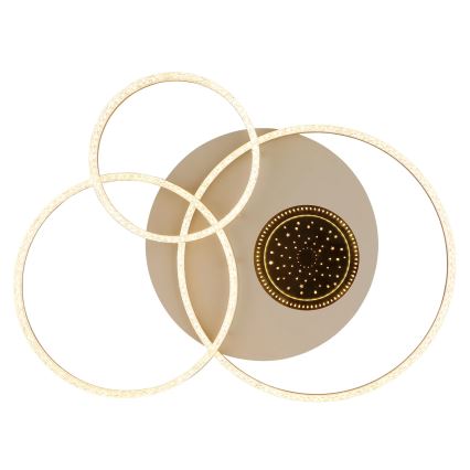 Globo - LED plafondlamp LED/40W/230V 3000K 78x60 cm beige