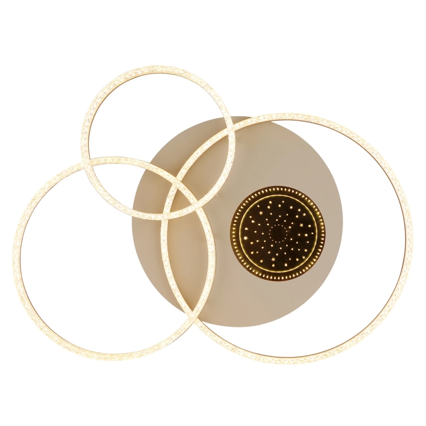 Globo - LED plafondlamp LED/40W/230V 3000K 78x60 cm beige