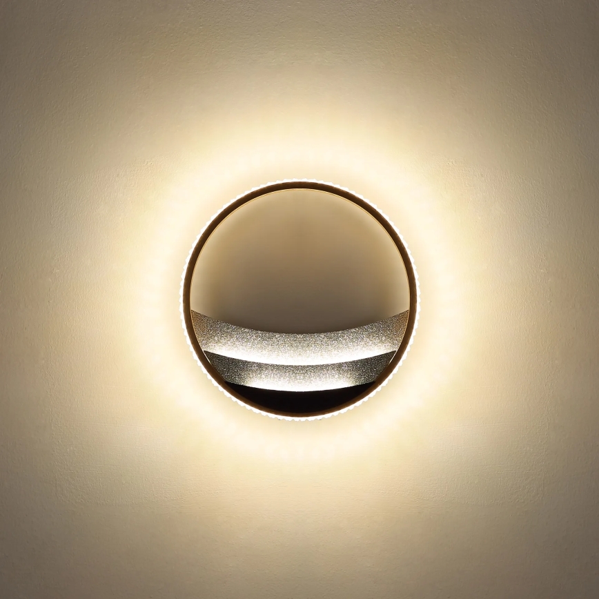 Globo - LED Plafondlamp LED/12W/230V 3000/4000/6000K Ø 29,5 cm goudkleurig