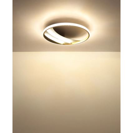 Globo - LED plafondlamp LED/24W/230V 3000/4000/6000K Ø 41 cm goudkleurig