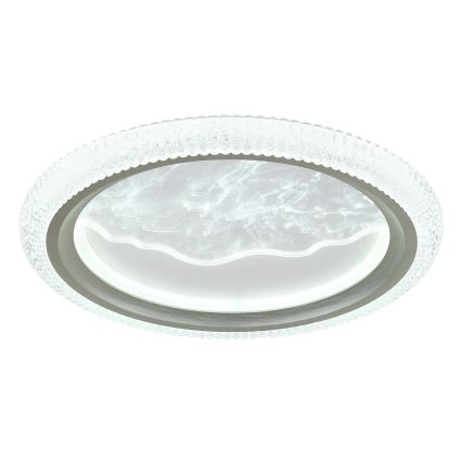 Globo - LED-plafondlamp LED/28W/230V 3000/4200/6000K Ø 39,5 cm zilver