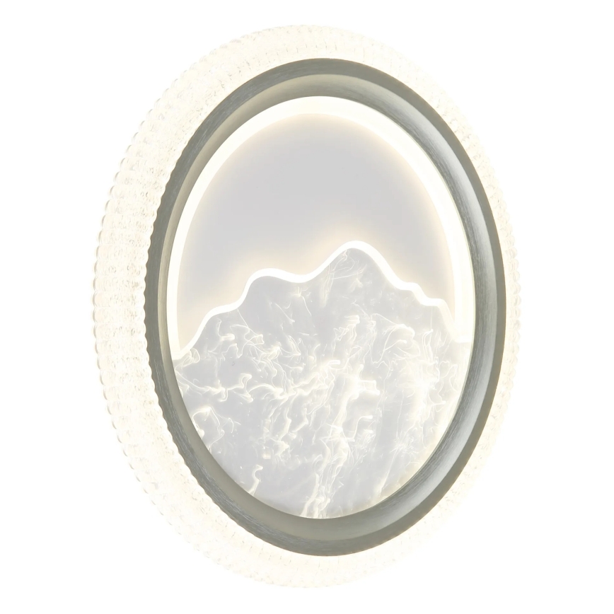 Globo - LED-plafondlamp LED/28W/230V 3000/4200/6000K Ø 39,5 cm zilver