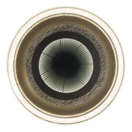 Globo - Dimbare LED plafondlamp LED/48W/230V 2700-6000K diameter 48 cm antraciet + afstandsbediening