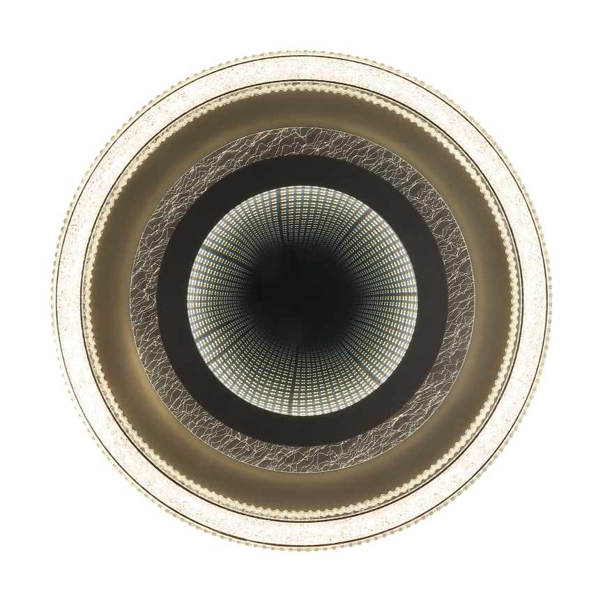 Globo - Dimbare LED plafondlamp LED/48W/230V 2700-6000K diameter 48 cm antraciet + afstandsbediening