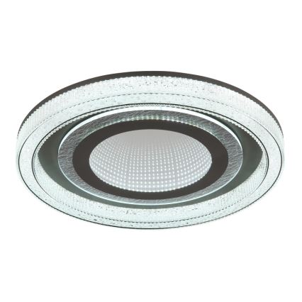Globo - Dimbare LED plafondlamp LED/48W/230V 2700-6000K diameter 48 cm antraciet + afstandsbediening