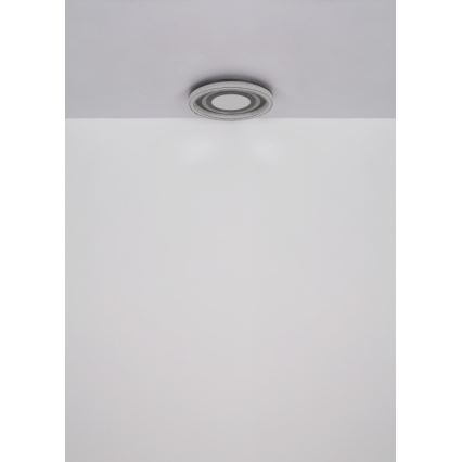 Globo - Dimbare LED plafondlamp LED/48W/230V 2700-6000K diameter 48 cm antraciet + afstandsbediening