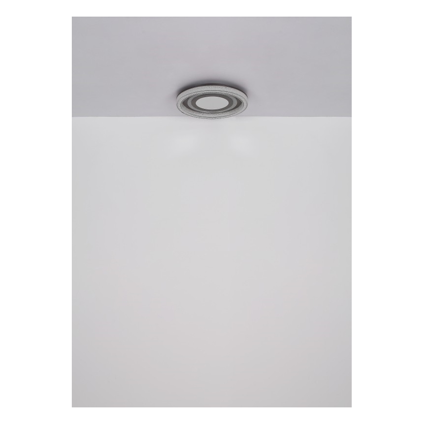 Globo - Dimbare LED plafondlamp LED/48W/230V 2700-6000K diameter 48 cm antraciet + afstandsbediening