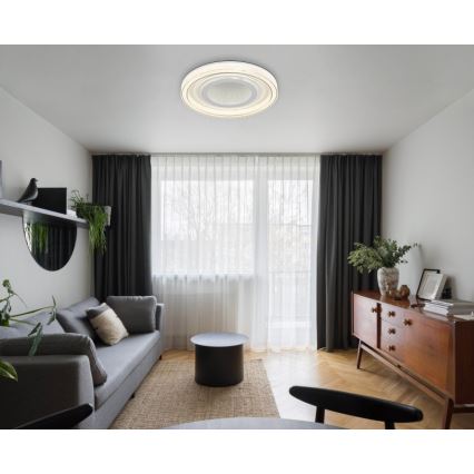 Globo - Dimbare LED plafondlamp LED/48W/230V 2700-6000K diameter 48 cm wit + afstandsbediening