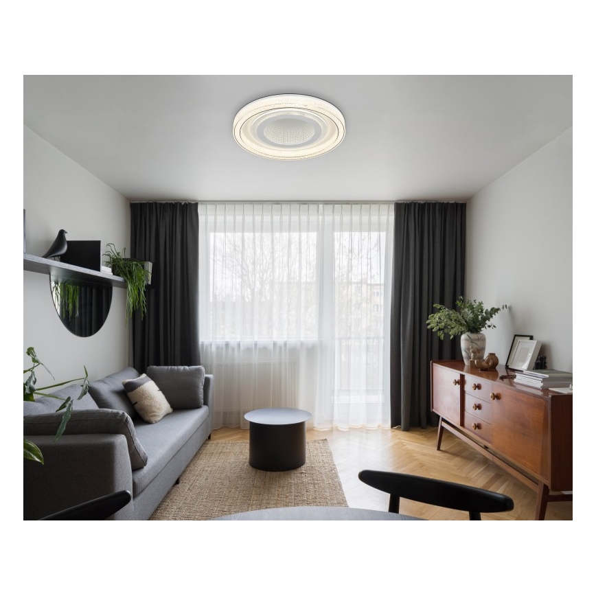 Globo - Dimbare LED plafondlamp LED/48W/230V 2700-6000K diameter 48 cm wit + afstandsbediening