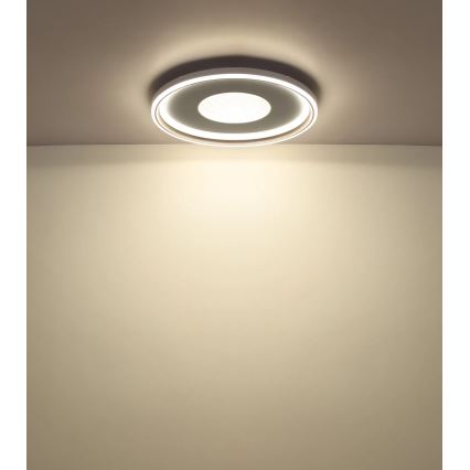Globo - Dimbare LED-plafondlamp LED/60W/230V 2700-6000K Ø 59 cm beige + afstandsbediening