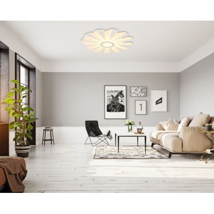 Globo - Dimbare LED plafondlamp LED/58W/230V 2700-6000K diameter 50 cm wit + afstandsbediening