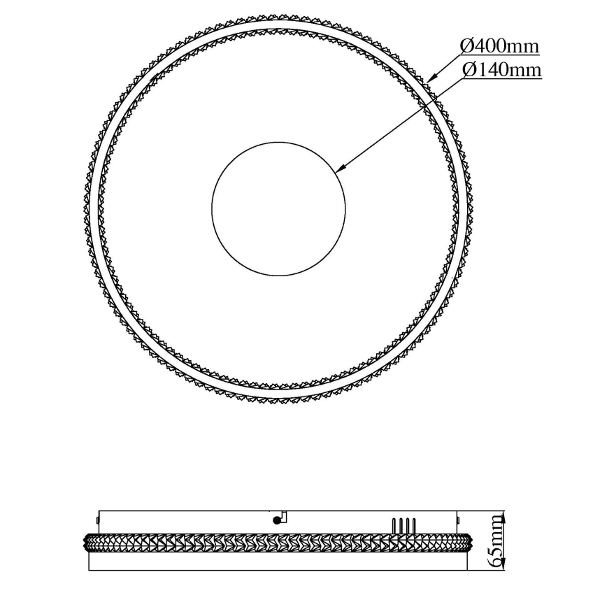 Globo - LED dimbare plafondlamp LED/30W/230V 2700-6500K Ø 41 cm + afstandsbediening