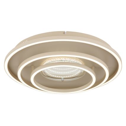 Globo - LED plafondlamp LED/40W/230V 3000/4000/6000K Ø 51 cm beige