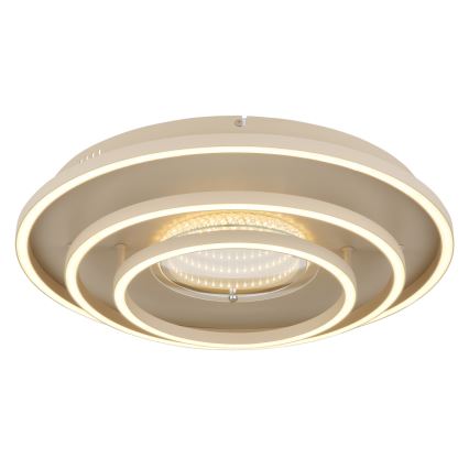 Globo - LED plafondlamp LED/40W/230V 3000/4000/6000K Ø 51 cm beige