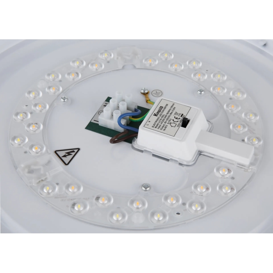 Globo - LED-plafondlamp LED/24W/230V 3000/4000/6000K Ø 38 cm mat chroom