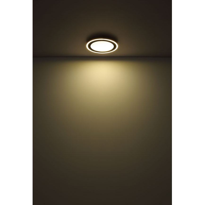 Globo - LED Plafondlamp LED/24W/230V 4000K diameter 34 cm zwart