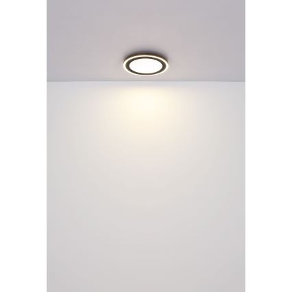Globo - LED Plafondlamp LED/24W/230V 4000K diameter 34 cm zwart