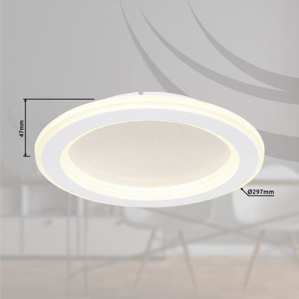 Globo - LED Plafondlamp LED/18W/230V diameter 29,7 cm