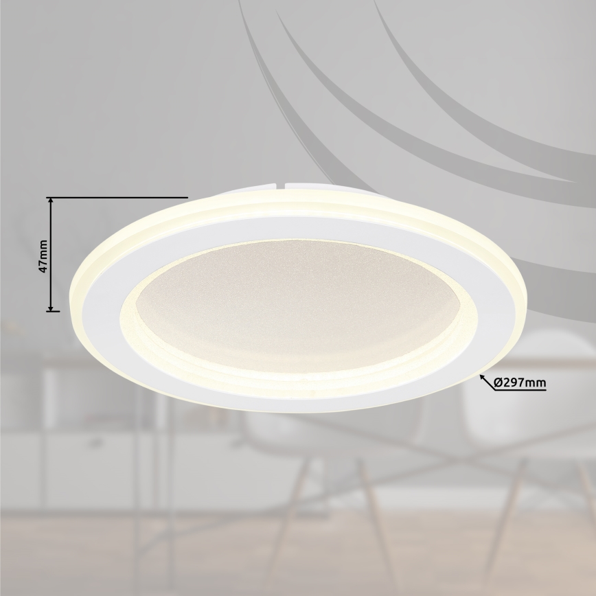 Globo - LED Plafondlamp LED/18W/230V diameter 29,7 cm
