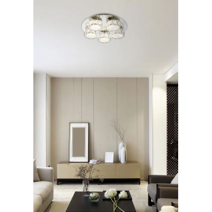 Globo - Dimbare LED plafondlamp LED/40W/230V 4000K diameter 40 cm