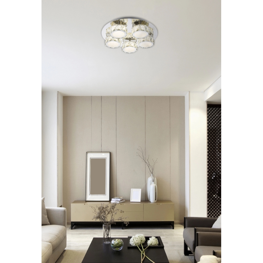Globo - Dimbare LED plafondlamp LED/40W/230V 4000K diameter 40 cm