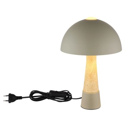 Globo - Tafellamp 1xE27ILLU/40W/230V grijs