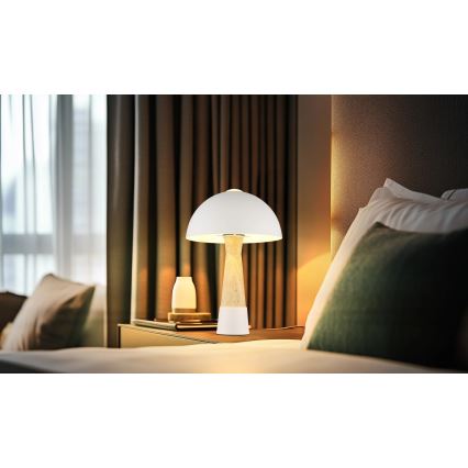 Globo - Tafellamp 1xE27ILLU/40W/230V crème
