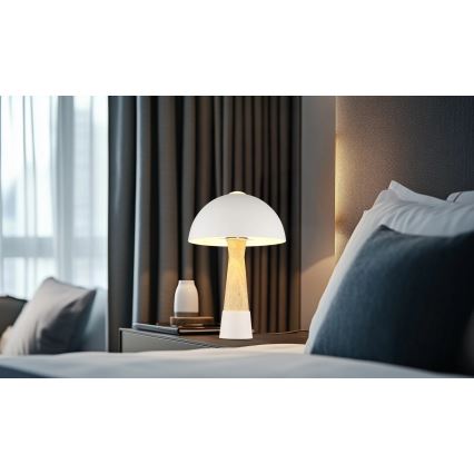 Globo - Tafellamp 1xE27ILLU/40W/230V crème