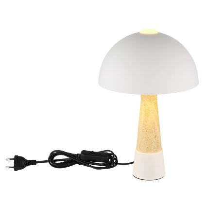 Globo - Tafellamp 1xE27ILLU/40W/230V crème