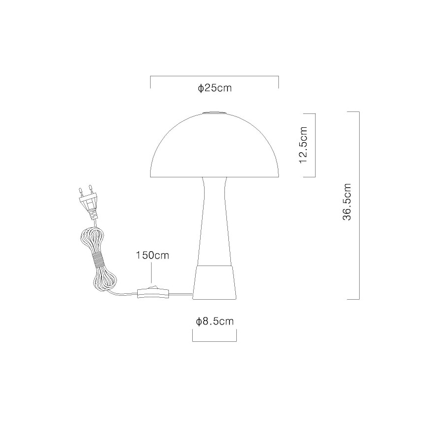 Globo - Tafellamp 1xE27ILLU/40W/230V groen