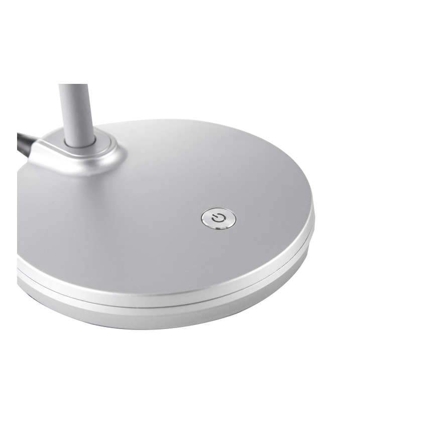 Globo - Dimbaar LED touch tafellampje LED/4W/230V zilver