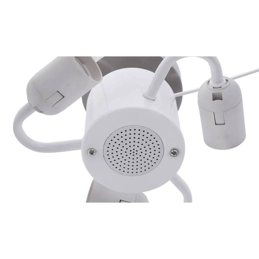 Globo 54004DL - Plafondlamp met een luidspreker THERESA 3xE27/40W/230V