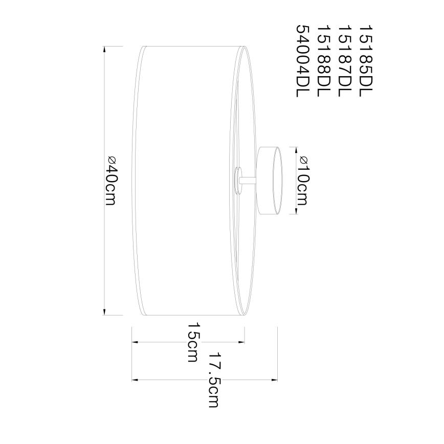 Globo 54004DL - Plafondlamp met een luidspreker THERESA 3xE27/40W/230V