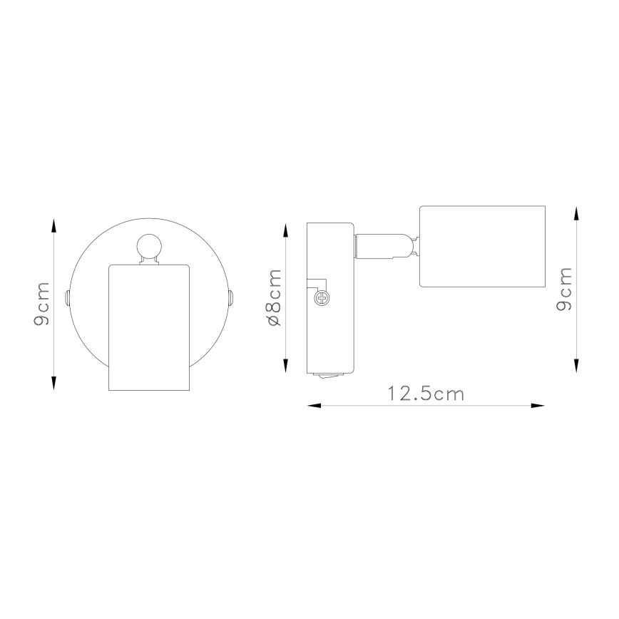 Globo - Wandspot 1xE27/60W/230V