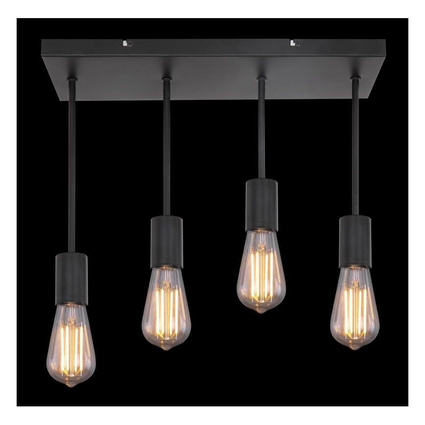 Globo - Hanglamp aan een koord 4xE27/60W/230V