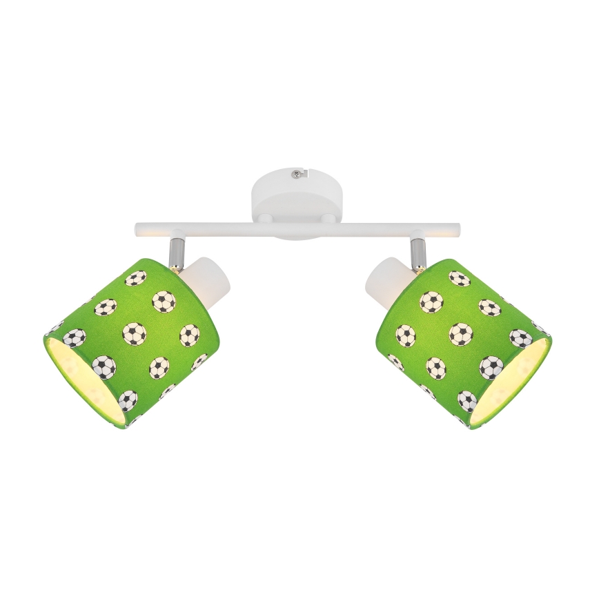 Globo 54009-2 - Spotlamp kinderkamer LEMMI 2xE14/15W/230V