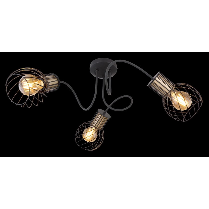 Globo - Plafondlamp 3xE27/40W/230V