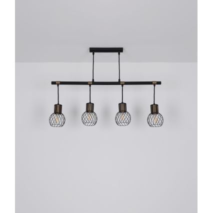 Globo - Hanglamp aan koord 4xE27/40W/230V